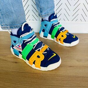 ⭐Nike Air More Uptempo Royal Blue Sz 6.5Y Youth Shoes Chunky Sneakers FJ0693-455